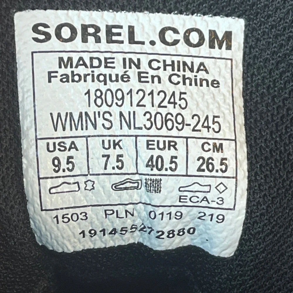 Sorel Out N About Duck Boots Brown Leather Waterproof Womens 9.5 UK 7.5 EU‎ 40.5